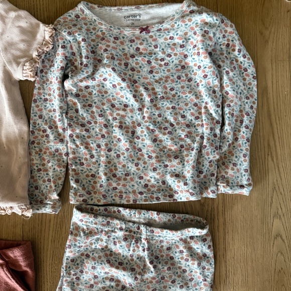 Huge Lot Toddler Girl 2t Lulu Roo Mizrah Etc Bundle Pajama Sets Shirt Joggers - Picture 2 of 7